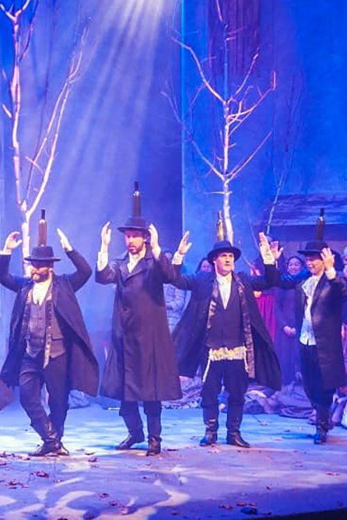 Stunning costumes from Bottle dance from Fiddler on the Roof